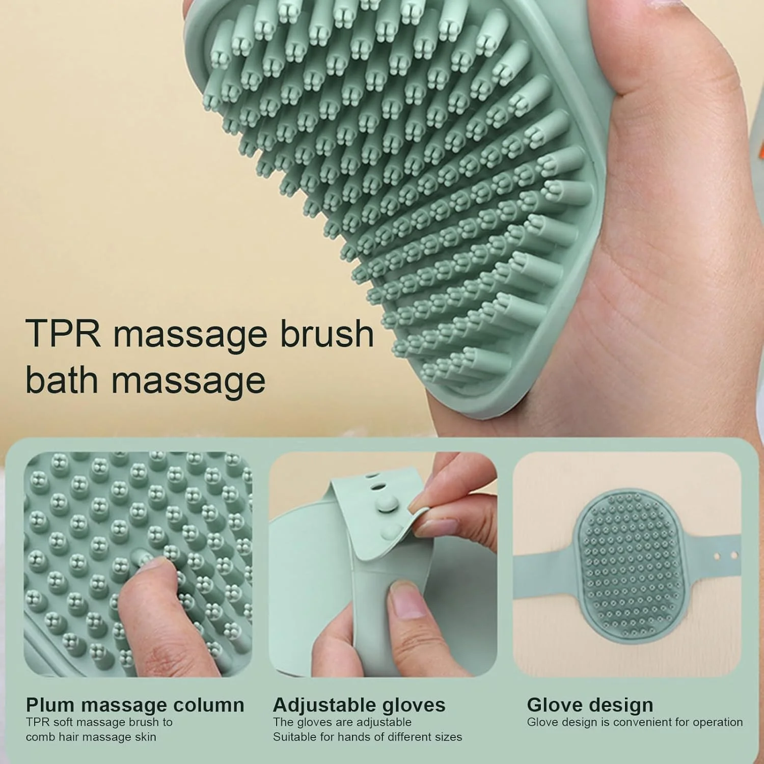 برس ماساژ حمام حیوانات خانگی تزویق، شانه نظافت عالی برای ماساژ و شامپو کردن سگ، گربه، حیوانات کوچک با موهای کوتاه یا بلند، لاستیک نرم به آرامی موهای شل و ریخته شده را از حیوان خانگی جدا می کند