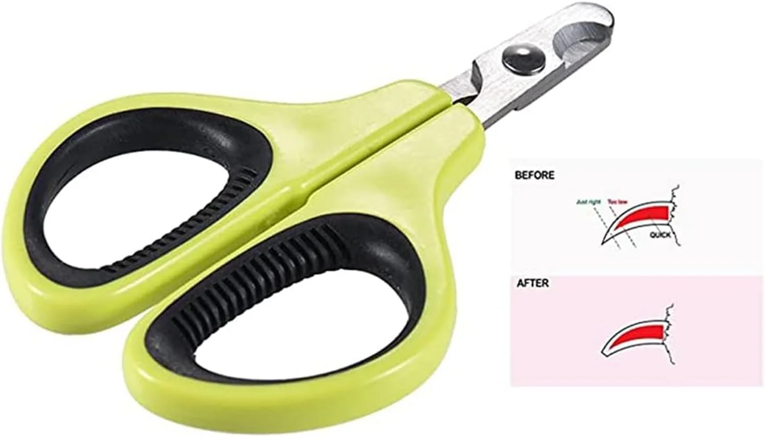 ناخن گیر حیوانات خانگی SYOSI، قیچی ناخن سگ و گربه، ابزار پیرایش حرفه ای، برای خرگوش، بچه گربه، توله سگ، پرنده، راسو، نژاد کوچک، 1 عدد