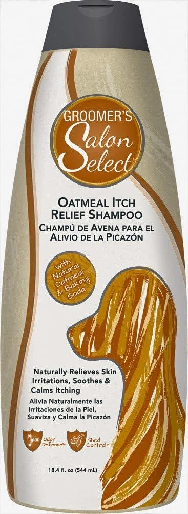 شامپو تسکین خارش سگ با جو دوسر Synergy Labs Groomer's Salon Select حجم 544 میلی لیتر