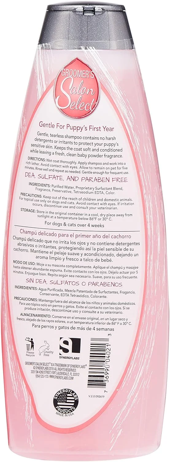 شامپو توله سگ Synergy Labs Groomers Salon Select، چند رنگ، 544 میلی لیتر