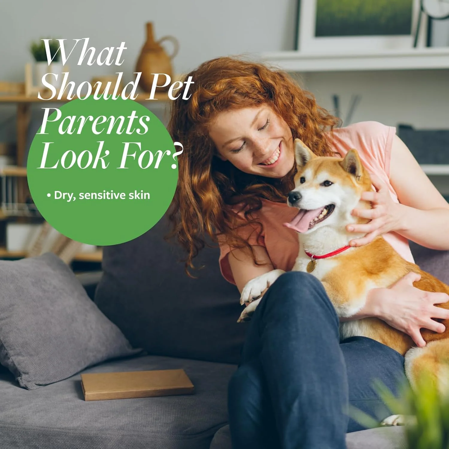 شامپو ضد حساسیت سگ و گربه Synergy Labs VFCC، شوینده ملایم حیوانات خانگی برای پوست های حساس، 473 میلی لیتر (16 اونس)