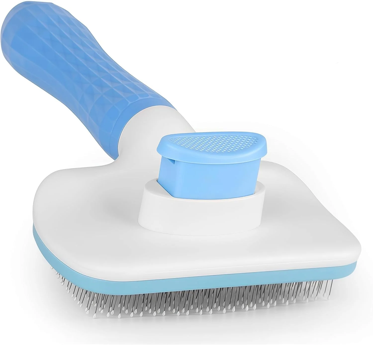 برس گربه و سگ Supwish، برس موی خود تمیز شونده گربه، برس اسلیکر حیوانات خانگی برای ریزش مو و نظافت، مناسب برای گربه ها و سگ های مو بلند/کوتاه (آبی)