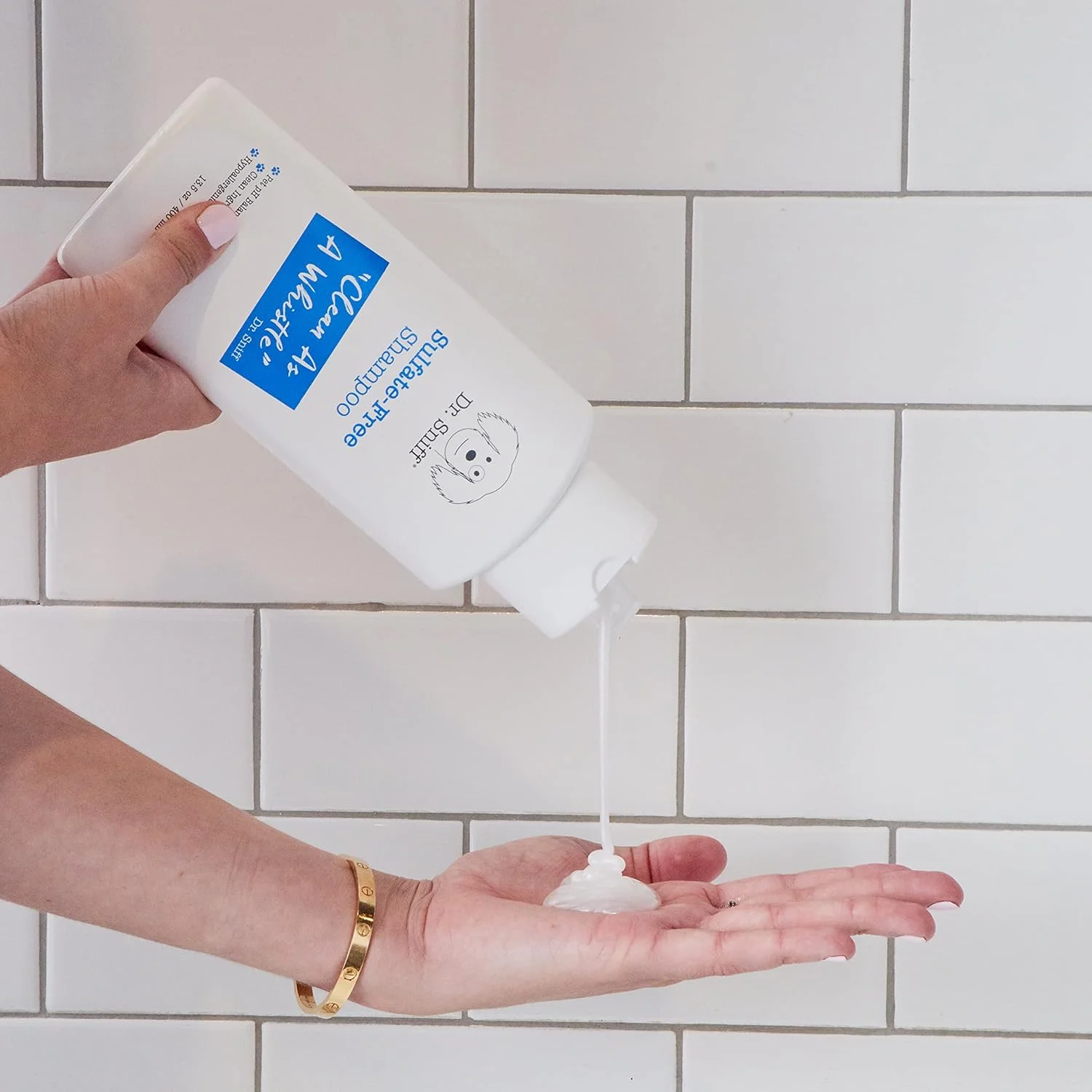 شامپو سگ بدون سولفات، ایمن برای پوست های حساس، خوشبو کننده پوشش بدن برای طراوت ماندگار، فرمول ضد حساسیت، آبرسان پوشش بدن و پوست، کاهش خارش، ساخت آمریکا، 400 میلی لیتر