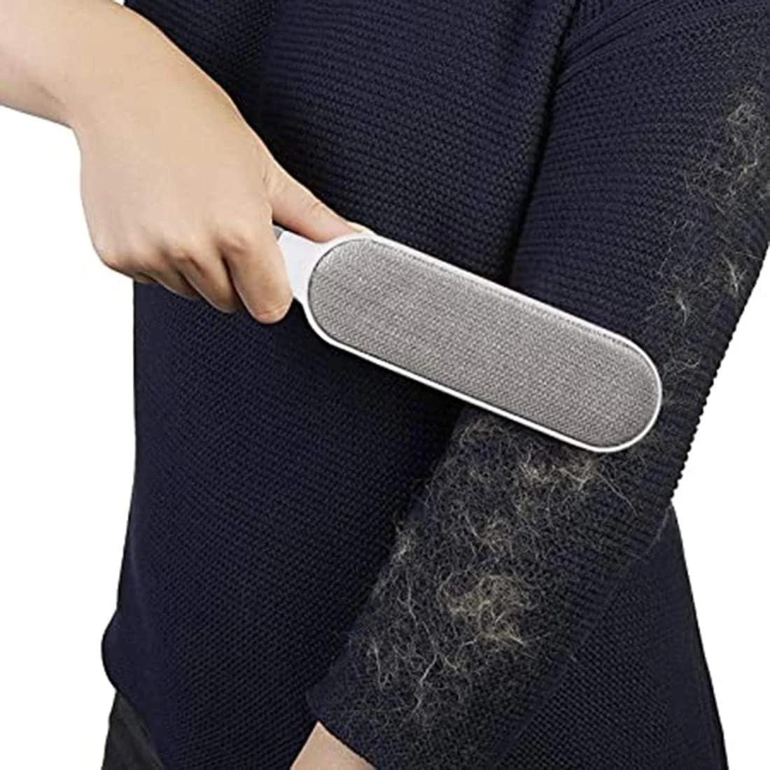 برس موی حیوانات خانگی Suprcrne با طراحی ارتقا یافته و پایه خود تمیز شونده، دسته بهبود یافته، ابزار کارآمد حذف موی گربه با دو طرف برای موی حیوانات خانگی، لباس و مبلمان