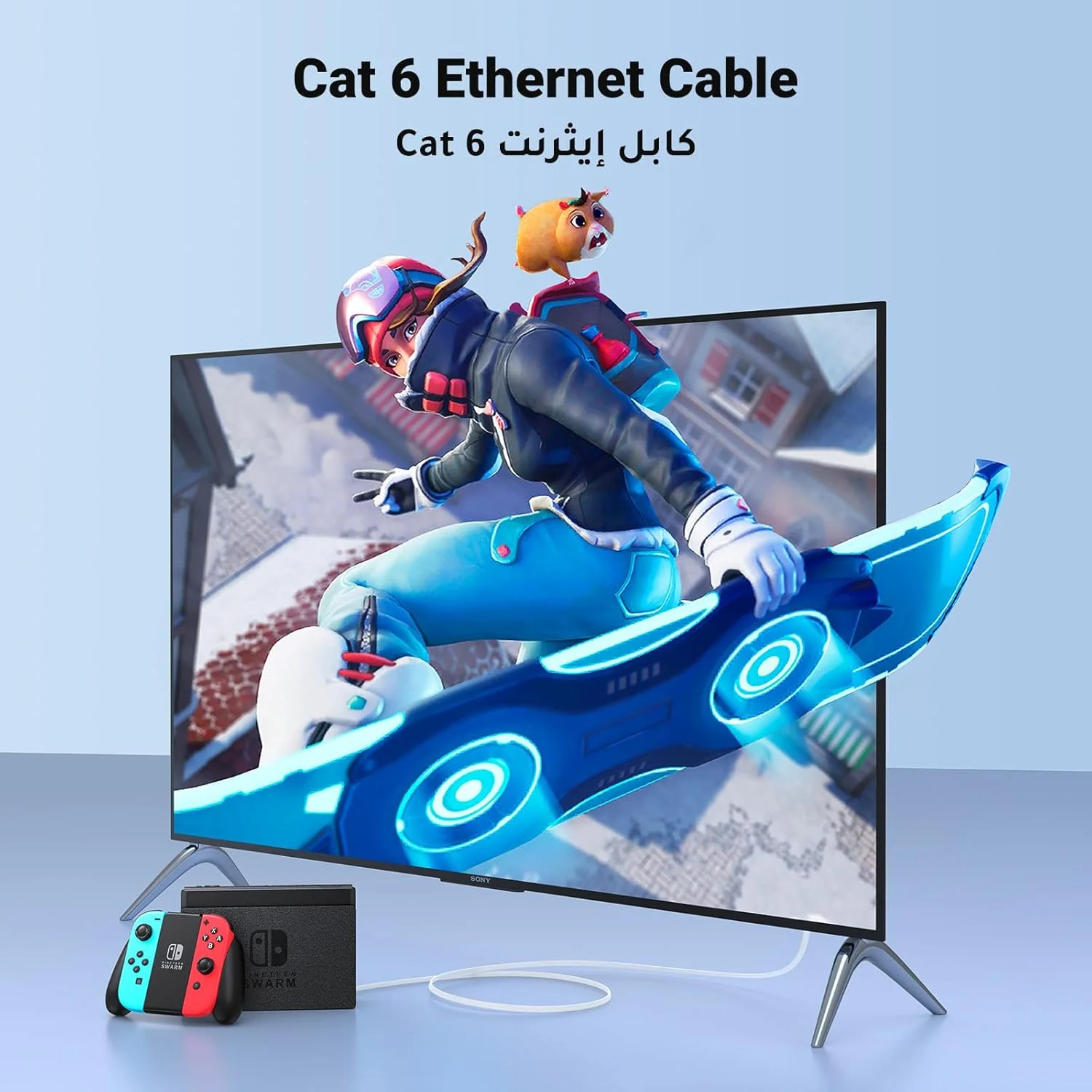 کابل اترنت UGREEN به طول 5 متر Cat6 1000Mbps تخت Lan کابل شبکه اینترنت با سرعت بالا محافظت شده RJ45 سازگار برای لپ تاپ، کامپیوتر، PS5، PS4، تلویزیون، مودم، روتر، هاب، سوئیچ، لوازم جانبی بازی کابل اترنت UGREEN به طول 5 متر Cat6 1000Mbps تخت Lan کابل شبکه اینترنت با سرعت بالا محافظت شده RJ45 سازگار برای لپ تاپ، کامپیوتر، PS5، PS4، تلویزیون، مودم، روتر، هاب، سوئیچ، لوازم جانبی بازی