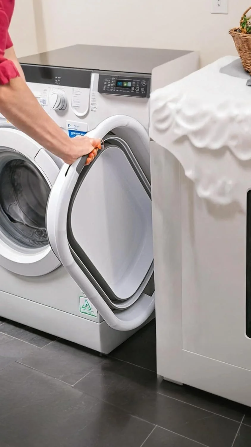 وان حمام تاشو Sweet seven: وان حمام سگ و حیوانات خانگی سیلیکونی قابل حمل - سبد ذخیره سازی لباس تاشو - طراحی راحت و صرفه جویی در فضا برای حمام آسان - ایده آل برای حیوانات خانگی کوچک و مسافرت