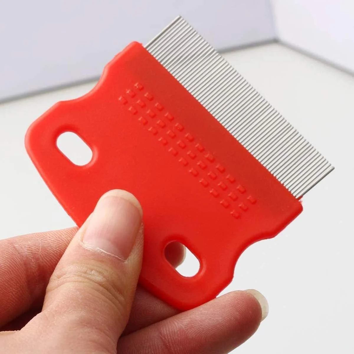 شانه ضد کک استارتی با محافظت نرم، مناسب سالن های آرایشی، سایز متوسط، 3 عدد شانه ضد شپش و کک حیوانات خانگی، شانه رفع لک اشک برای نظافت و از بین بردن کک