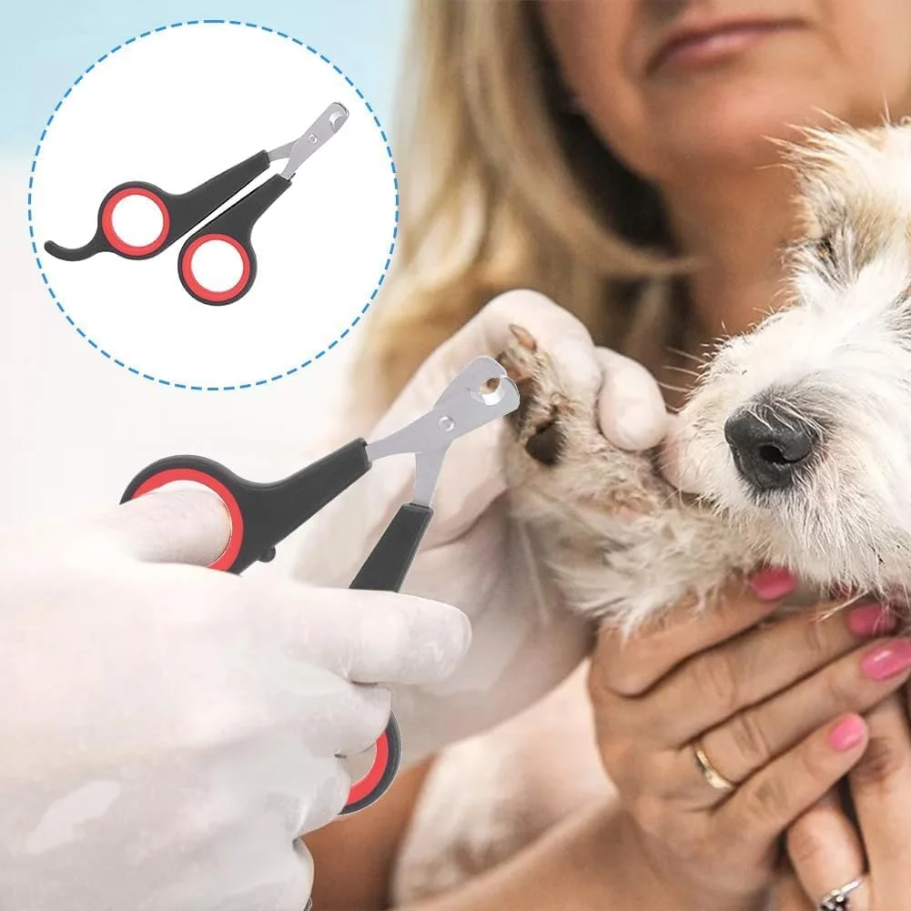 ناخن گیر حیوانات خانگی، ناخن گیر پنجه حیوانات کوچک، قیچی استیل ضد زنگ جامد گربه، لوازم ضروری قفس پرندگان، قیچی ابزار حرفه ای نظافت، لوازم جانبی پرندگان (صورتی) برای سگ های بسیار کوچک، خرگوش، توله سگ