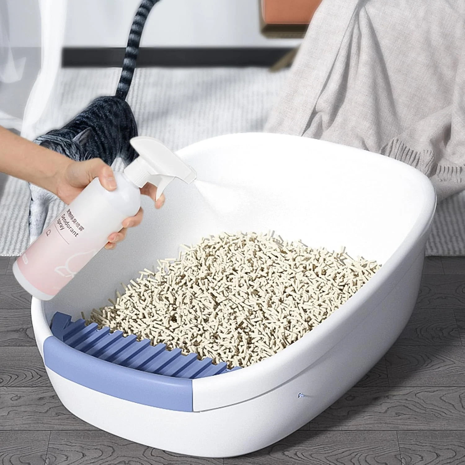 اسپری خوشبو کننده سگ، 500 میلی لیتر اسپری رفع بوی سگ - اسپری خوشبو کننده با ماندگاری طولانی برای رفع بوی بد تخت حیوانات خانگی، فرش، مبلمان، مبل، ماشین، خانه