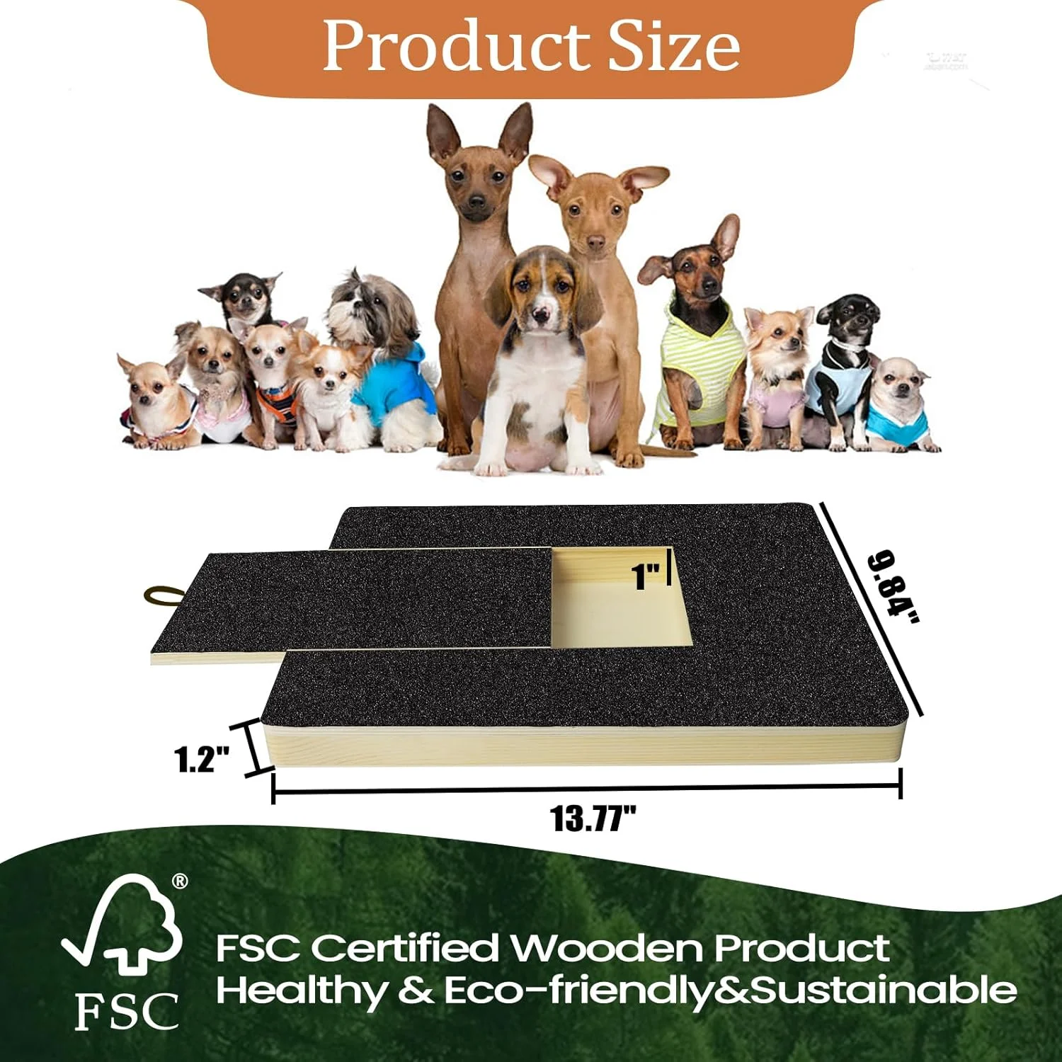 سوهان ناخن سگ SPAKITCHCE - پد خراش مربع تخته خراش، کاغذ سنباده برای کوتاه کردن ناخن سگ و توله سگ