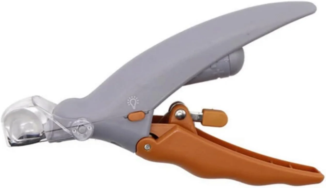 ناخن گیر حیوانات خانگی LED اسکییدو، ایمن و آسان، مناسب سگ و گربه، ابزار پیرایش ناخن با نور برای پنجه ها، قیچی ناخن گیر برای کوتاه کردن انگشتان پا/پنجه، لوازم پیرایش حیوانات خانگی، 1 عدد