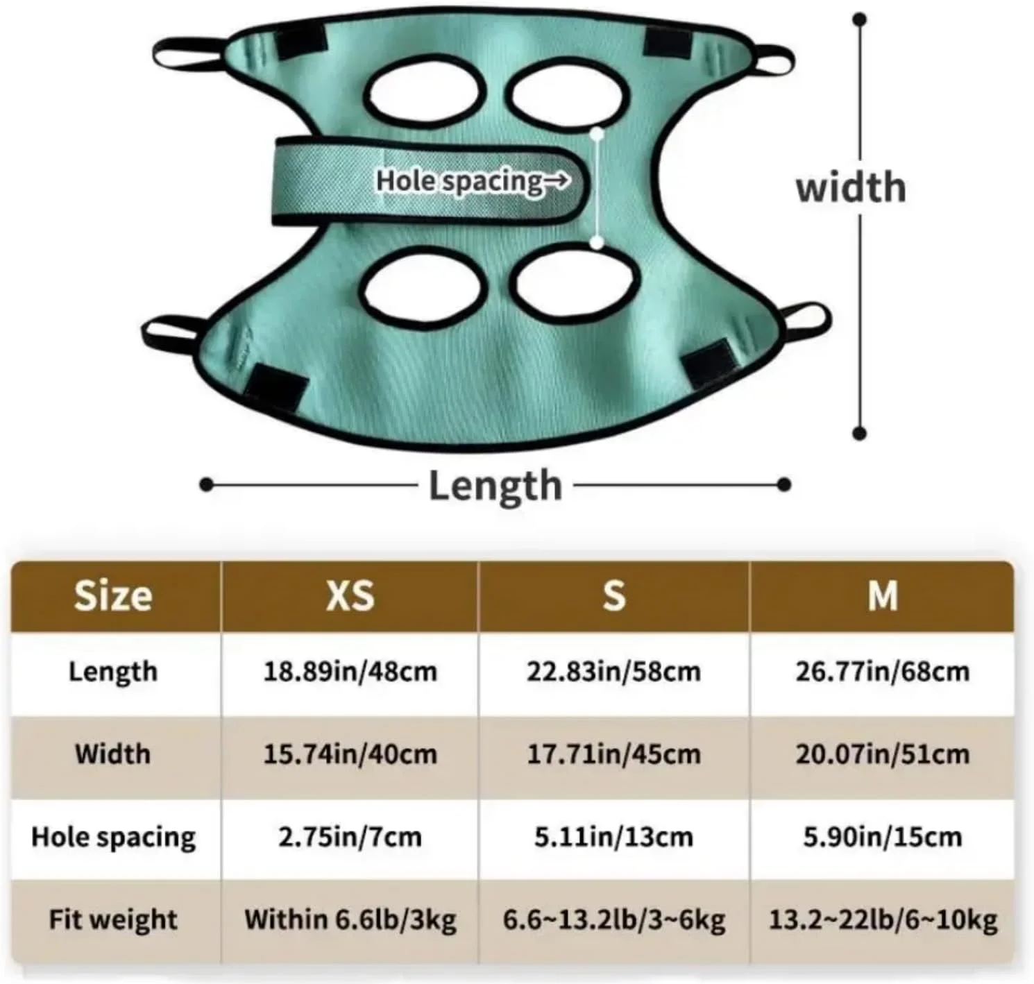 کیف حمام ثابت Skeido برای اصلاح و آرایش سگ و گربه، مناسب برای کوتاه کردن ناخن، ضد خش، مهار کننده، آویز زیبایی گربه به همراه ناخن گیر و سوهان ناخن (M)