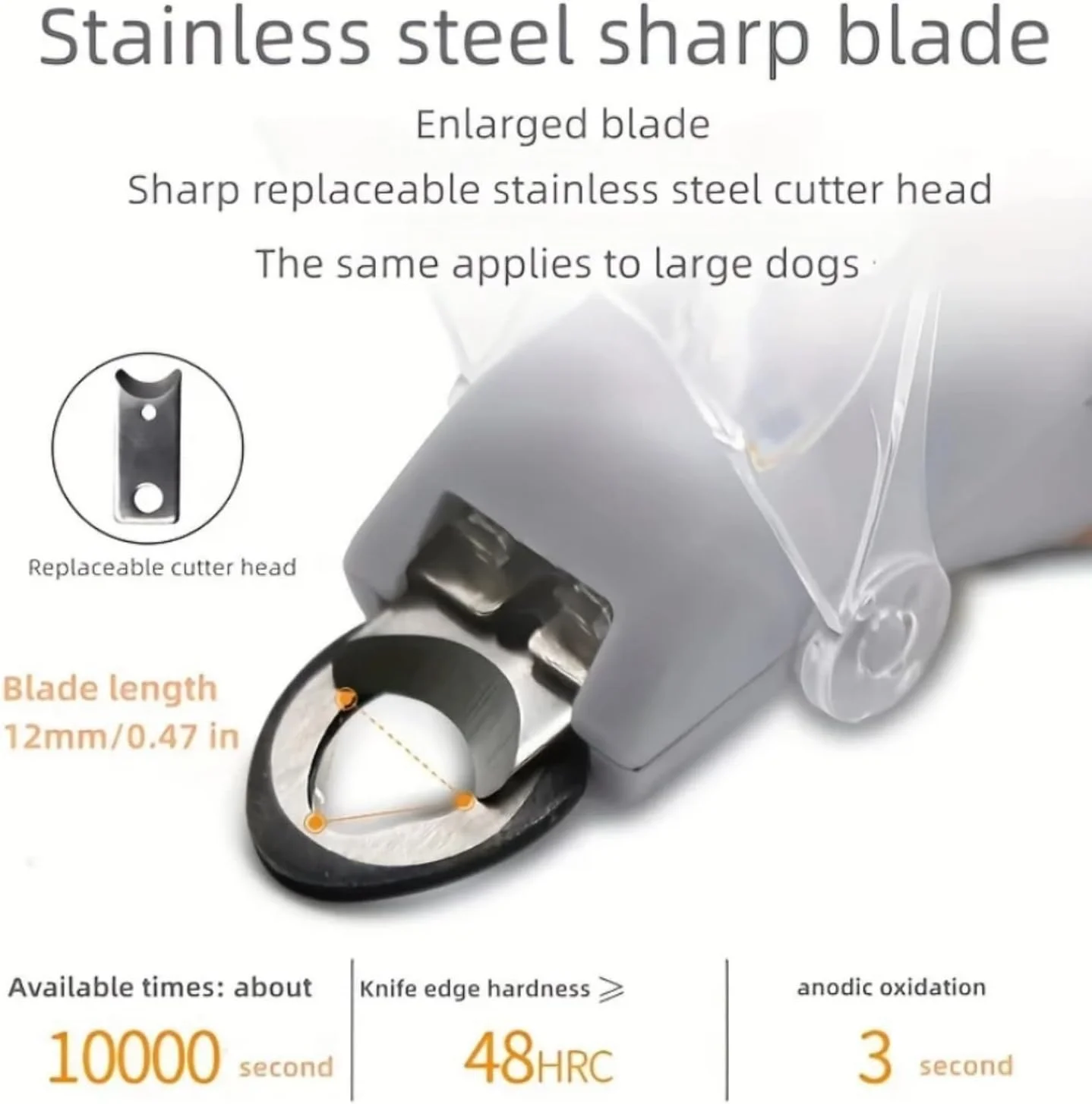 ناخن گیر حیوانات خانگی LED اسکییدو، ایمن و آسان، مناسب سگ و گربه، ابزار پیرایش ناخن با نور برای پنجه ها، قیچی ناخن گیر برای کوتاه کردن انگشتان پا/پنجه، لوازم پیرایش حیوانات خانگی، 1 عدد