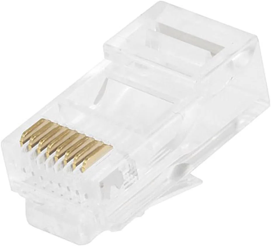 پک 100 عددی کانکتور RJ-45 مونوپرایس برای کابل استرند (107246) پک 100 عددی کانکتور RJ-45 مونوپرایس برای کابل استرند (107246)