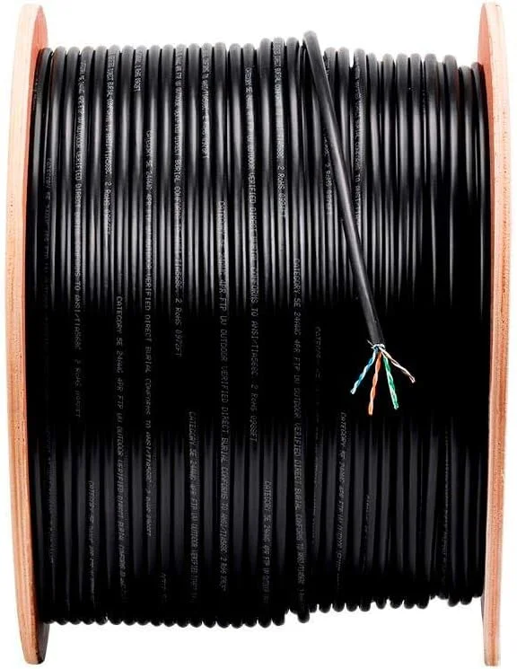 کابل شبکه اترنت Cat5e مونوپرایس - سیم اینترنت شبکه - جامد، 350 مگاهرتز، UTP، سیم مسی خالص، مناسب فضای باز، 24AWG، بدون لوگو، 305 متر، مشکی کابل شبکه اترنت Cat5e مونوپرایس - سیم اینترنت شبکه - جامد، 350 مگاهرتز، UTP، سیم مسی خالص، مناسب فضای باز، 24AWG، بدون لوگو، 305 متر، مشکی