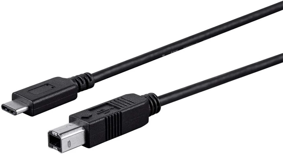 کابل پرینتر 2.0 USB-C به USB B مونوپرایس 480 مگابیت بر ثانیه 2 متر مشکی کابل پرینتر 2.0 USB-C به USB B مونوپرایس 480 مگابیت بر ثانیه 2 متر مشکی