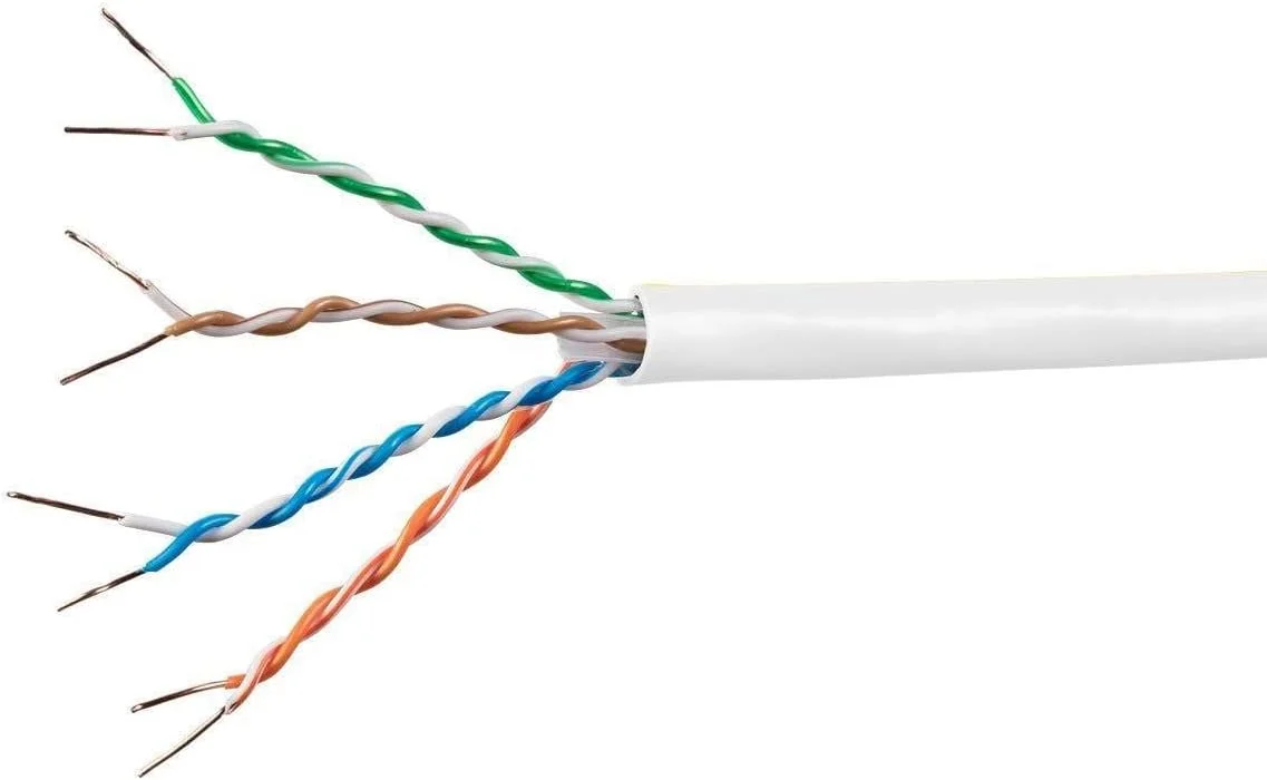 کابل شبکه اترنت Cat6A مونوپرایس - کابل اینترنت شبکه - جامد، 550 مگاهرتز، UTP، CMR، دارای رتبه رایزر، سیم مسی خالص، 10G، 23AWG، بدون لوگو، 1000 فوت، سفید کابل شبکه اترنت Cat6A مونوپرایس - کابل اینترنت شبکه - جامد، 550 مگاهرتز، UTP، CMR، دارای رتبه رایزر، سیم مسی خالص، 10G، 23AWG، بدون لوگو، 1000 فوت، سفید