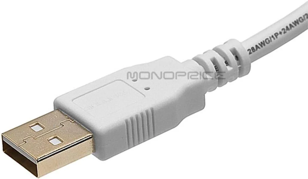 کابل افزایش طول USB 2.0 نوع A نر به A ماده مونوپرایس به طول 3 فوت (روکش طلا)، سفید (108605) کابل افزایش طول USB 2.0 نوع A نر به A ماده مونوپرایس به طول 3 فوت (روکش طلا)، سفید (108605)