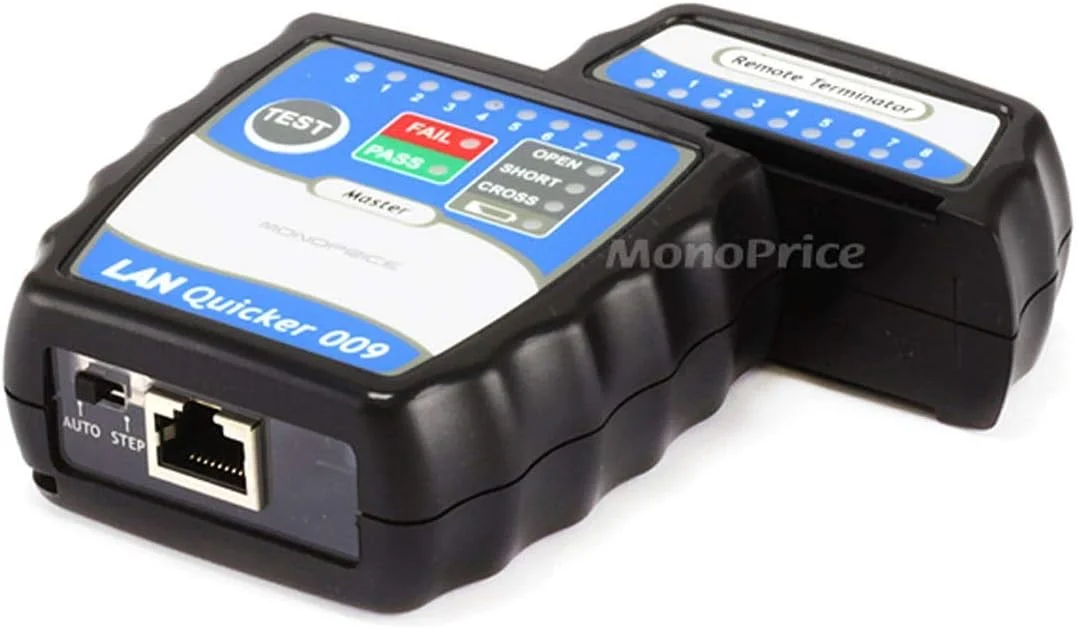 تستر کابل شبکه RJ-45 سریع Monoprice (108130) تستر کابل شبکه RJ-45 سریع Monoprice (108130)