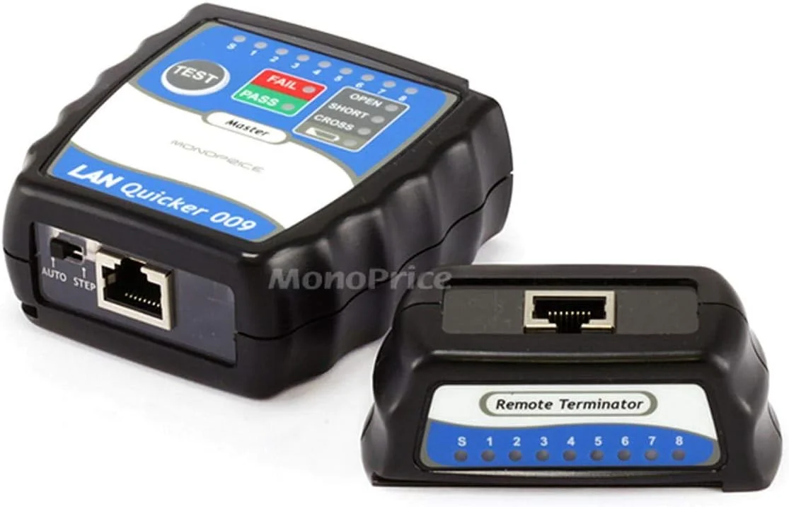 تستر کابل شبکه RJ-45 سریع Monoprice (108130) تستر کابل شبکه RJ-45 سریع Monoprice (108130)
