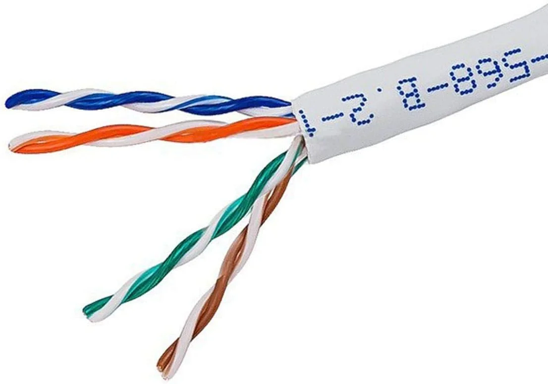 کابل شبکه اترنت Cat5e مونوپرایس - کابل اینترنت شبکه - جامد، 350 مگاهرتز، UTP، CMR، دارای رتبه رایزر، سیم مسی خالص، 24AWG، بدون لوگو، 305 متر، سفید کابل شبکه اترنت Cat5e مونوپرایس - کابل اینترنت شبکه - جامد، 350 مگاهرتز، UTP، CMR، دارای رتبه رایزر، سیم مسی خالص، 24AWG، بدون لوگو، 305 متر، سفید