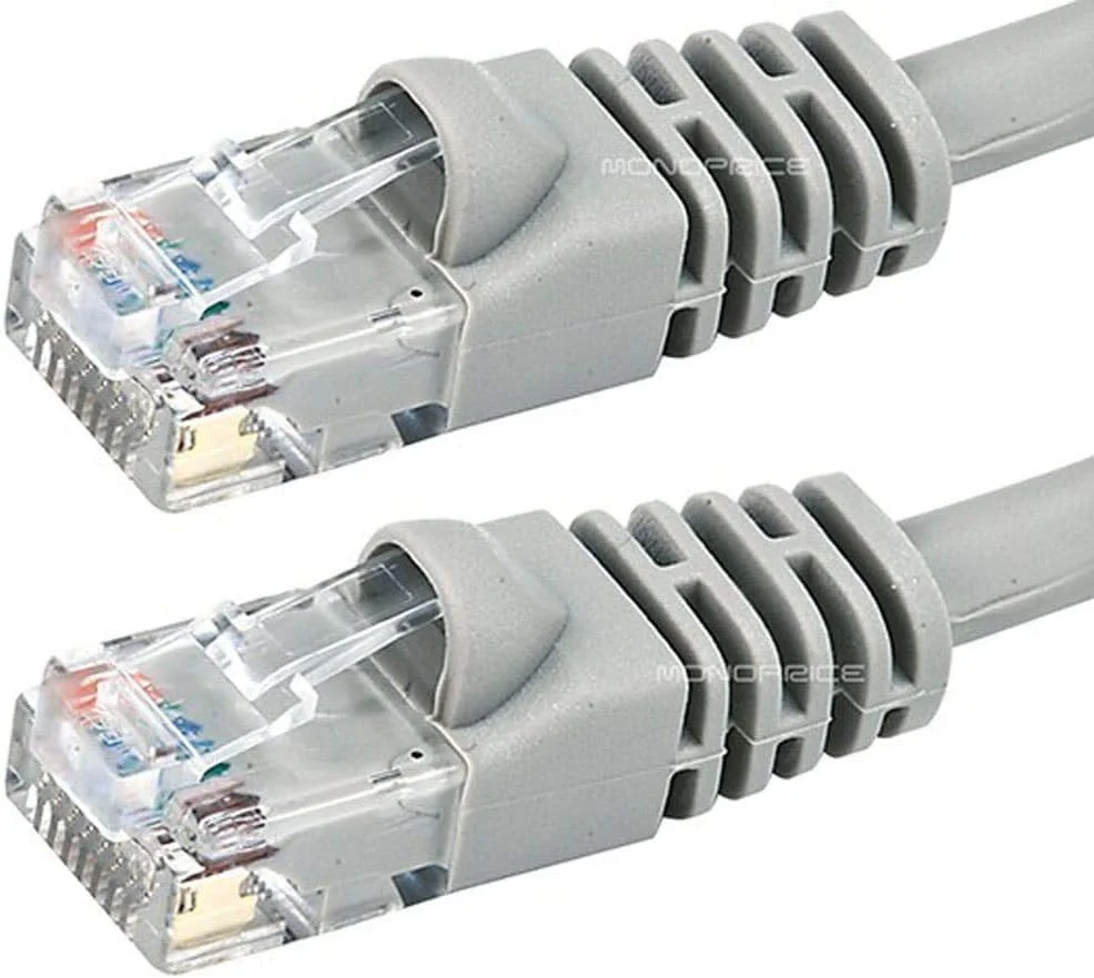 کابل شبکه اترنت Cat6 UTP مسی بدون روکش Monoprice با طول 0.5 فوت، خاکستری (107500) کابل شبکه اترنت Cat6 UTP مسی بدون روکش Monoprice با طول 0.5 فوت، خاکستری (107500)