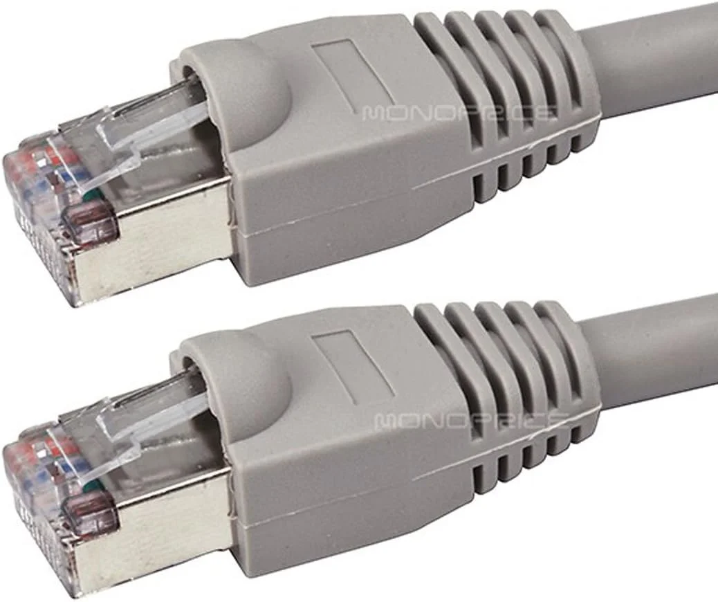 کابل شبکه اترنت Cat5e مونوپرایس مدل 106357 - سیم اینترنت شبکه - RJ45، رشته ای، 350 مگاهرتز، STP، سیم مسی خالص، 24AWG، 7.6 متر، خاکستری کابل شبکه اترنت Cat5e مونوپرایس مدل 106357 - سیم اینترنت شبکه - RJ45، رشته ای، 350 مگاهرتز، STP، سیم مسی خالص، 24AWG، 7.6 متر، خاکستری