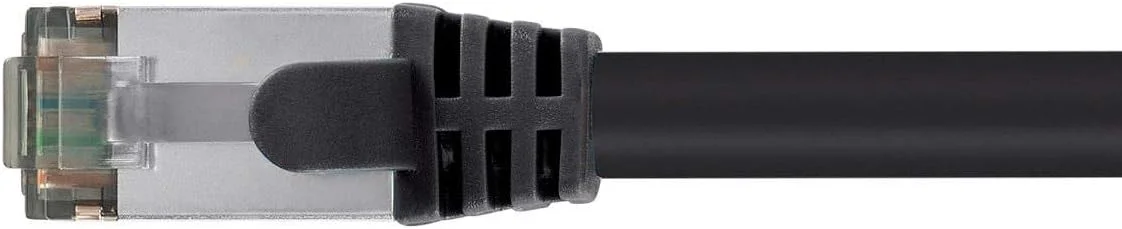 کابل شبکه اترنت Monoprice Cat8 26AWG S/FTP - 15 متر - مشکی | 2 گیگاهرتز، 40 گیگابیت بر ثانیه، 3dB Headroom، مس خالص، PVC - سری Entegrade کابل شبکه اترنت Monoprice Cat8 26AWG S/FTP - 15 متر - مشکی | 2 گیگاهرتز، 40 گیگابیت بر ثانیه، 3dB Headroom، مس خالص، PVC - سری Entegrade