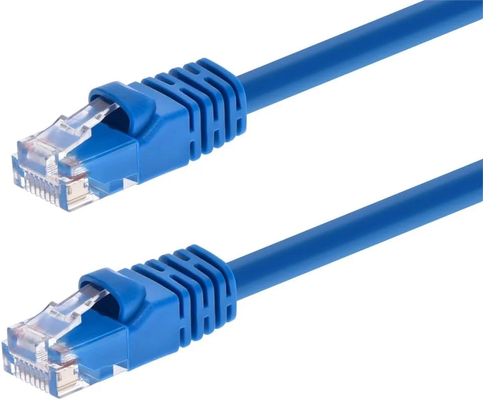 کابل شبکه اترنت Cat5e UTP مسی 24AWG مونوپرایس 20 فوت 350 مگاهرتز - آبی