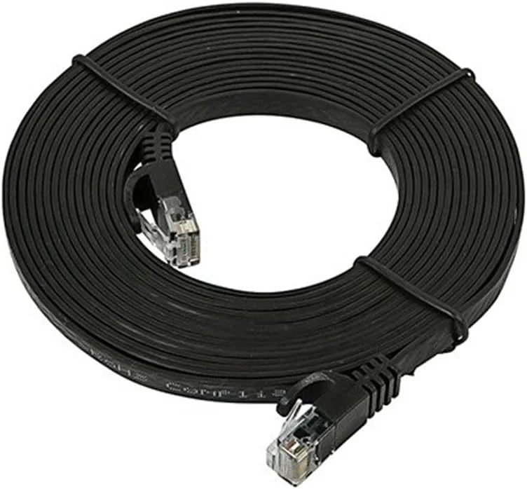 کابل شبکه اترنت Cat5e مونوپرایس - 109551 - کابل اینترنت شبکه - RJ45، تخت، رشته ای، 350 مگاهرتز، UTP، سیم مسی خالص، 30AWG، 4.2 متر، مشکی کابل شبکه اترنت Cat5e مونوپرایس - 109551 - کابل اینترنت شبکه - RJ45، تخت، رشته ای، 350 مگاهرتز، UTP، سیم مسی خالص، 30AWG، 4.2 متر، مشکی