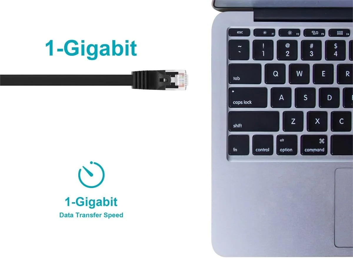 کابل شبکه اترنت Cat5e مونوپرایس - 109551 - کابل اینترنت شبکه - RJ45، تخت، رشته ای، 350 مگاهرتز، UTP، سیم مسی خالص، 30AWG، 4.2 متر، مشکی کابل شبکه اترنت Cat5e مونوپرایس - 109551 - کابل اینترنت شبکه - RJ45، تخت، رشته ای، 350 مگاهرتز، UTP، سیم مسی خالص، 30AWG، 4.2 متر، مشکی