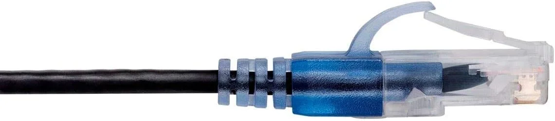 کابل شبکه اترنت Cat6A اسلیم ران Monoprice - سیم اینترنت شبکه - RJ45، رشته ای، UTP، سیم مسی خالص، 30AWG، طول 0.6 متر، مشکی، بسته 5 عددی کابل شبکه اترنت Cat6A اسلیم ران Monoprice - سیم اینترنت شبکه - RJ45، رشته ای، UTP، سیم مسی خالص، 30AWG، طول 0.6 متر، مشکی، بسته 5 عددی