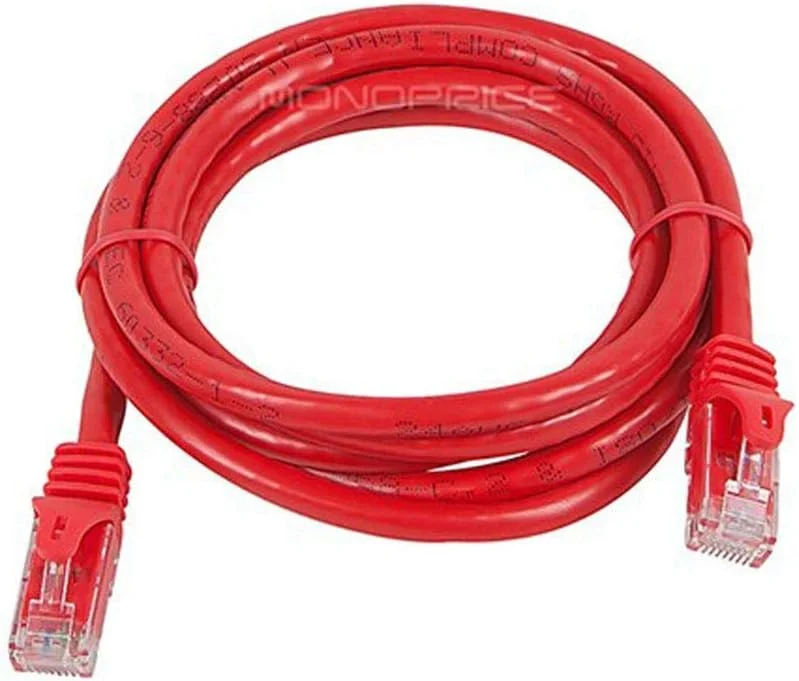 کابل شبکه اترنت Cat6 UTP مسی 24AWG مونوپرایس سری FLEXboot به طول 5 فوت و سرعت 550 مگاهرتز، قرمز (109831) کابل شبکه اترنت Cat6 UTP مسی 24AWG مونوپرایس سری FLEXboot به طول 5 فوت و سرعت 550 مگاهرتز، قرمز (109831)