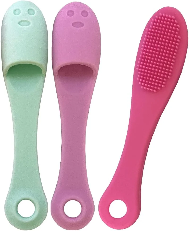 برس انگشتی سیلیکونی سیمنا برای دندان سگ، گربه و حیوانات کوچک، بسته 3 عددی