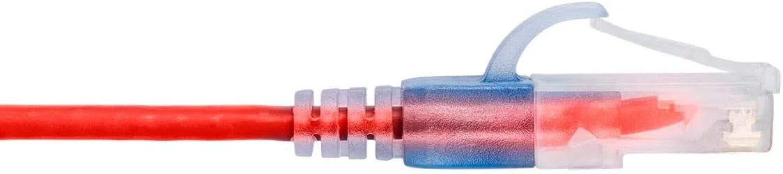 کابل شبکه اترنت Cat6A باریک Monoprice SlimRun - سیم اینترنت شبکه - RJ45، رشته ای، UTP، سیم مسی خالص، 30AWG، 0.6 متر، قرمز، بسته 5 عددی کابل شبکه اترنت Cat6A باریک Monoprice SlimRun - سیم اینترنت شبکه - RJ45، رشته ای، UTP، سیم مسی خالص، 30AWG، 0.6 متر، قرمز، بسته 5 عددی