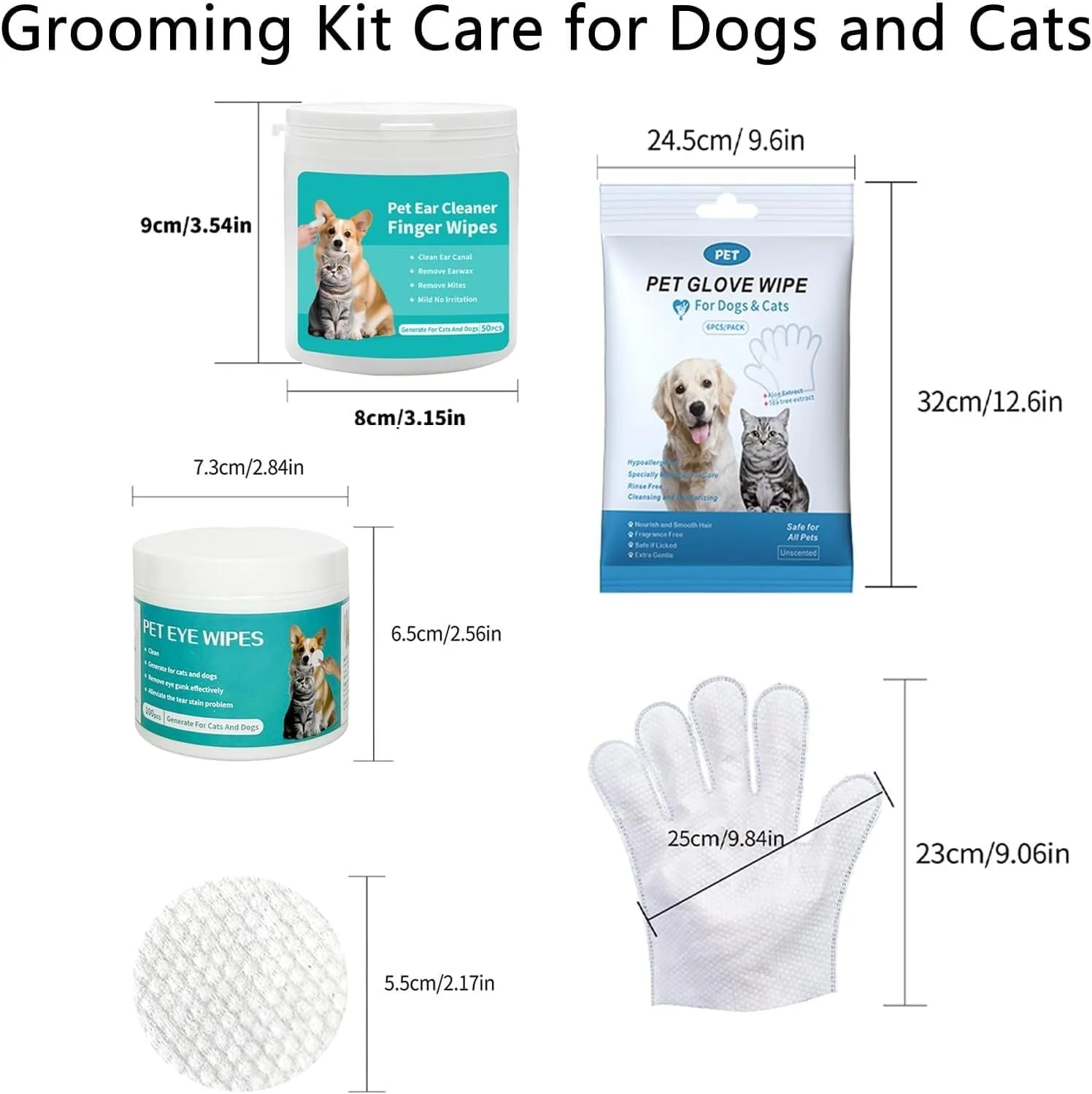 کیت تمیز کننده حیوانات خانگی شلمن برای سگ و گربه، دستمال مرطوب دستکشی حیوانات خانگی + دستمال مرطوب چشم سگ + دستمال مرطوب گوش سگ، دستمال مرطوب حمام ضد حساسیت و خوشبو کننده برای گوش، چشم، باسن و بدن کیت تمیز کننده حیوانات خانگی شلمن برای سگ و گربه، دستمال مرطوب دستکشی حیوانات خانگی + دستمال مرطوب چشم سگ + دستمال مرطوب گوش سگ، دستمال مرطوب حمام ضد حساسیت و خوشبو کننده برای گوش، چشم، باسن و بدن