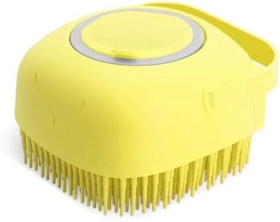 Jacobs Cave Pet Shampoo Massage Bathing Brush for Dogs Cats Small Pets Grooming Deshedding Exfoliating Gentle on Sensitive skin Anti slip Hard use Long lasting