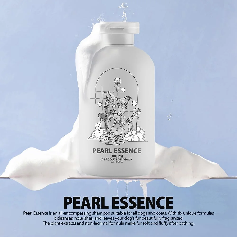 شامپو سگ همه کاره شاون ایده آل برای همه نژادها و انواع مو | شامپو حیوانات خانگی آروماتراپی | خوشبو کننده | مرطوب کننده | آبرسان | ضد باکتری | جلوگیری از کک | درخت چای | جوجوبا (300 میلی لیتر)