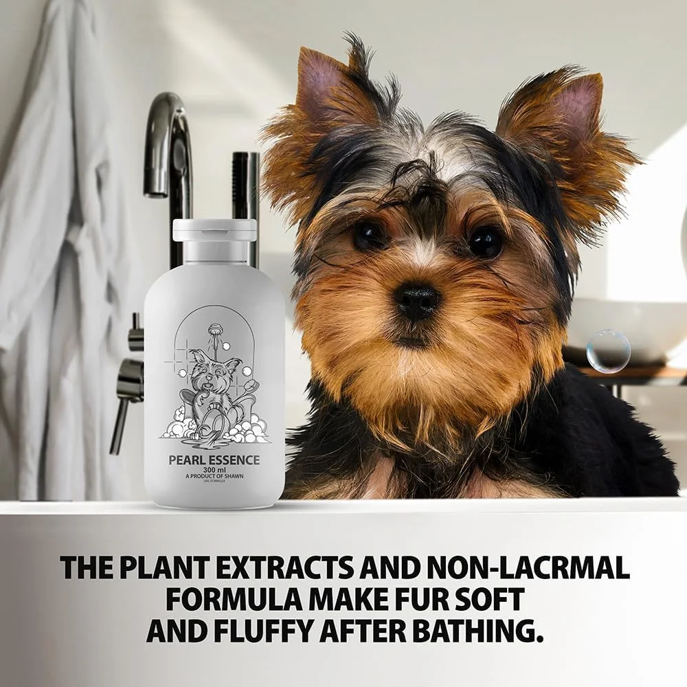 شامپو سگ همه کاره شاون ایده آل برای همه نژادها و انواع مو | شامپو حیوانات خانگی آروماتراپی | خوشبو کننده | مرطوب کننده | آبرسان | ضد باکتری | جلوگیری از کک | درخت چای | جوجوبا (300 میلی لیتر)