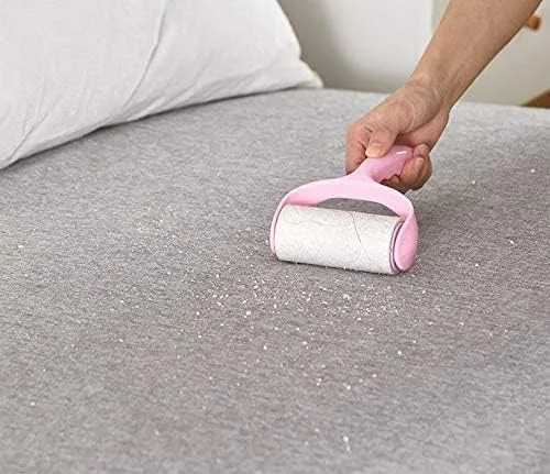 غلطک پرزگیر ژونگ چن، کیت اپیلاتور فوق العاده چسبناک مناسب برای موی حیوانات خانگی، مناسب برای لباس، فرش، صندلی ماشین، گرد و غبار و برس (همراه با 9 رول یدکی)