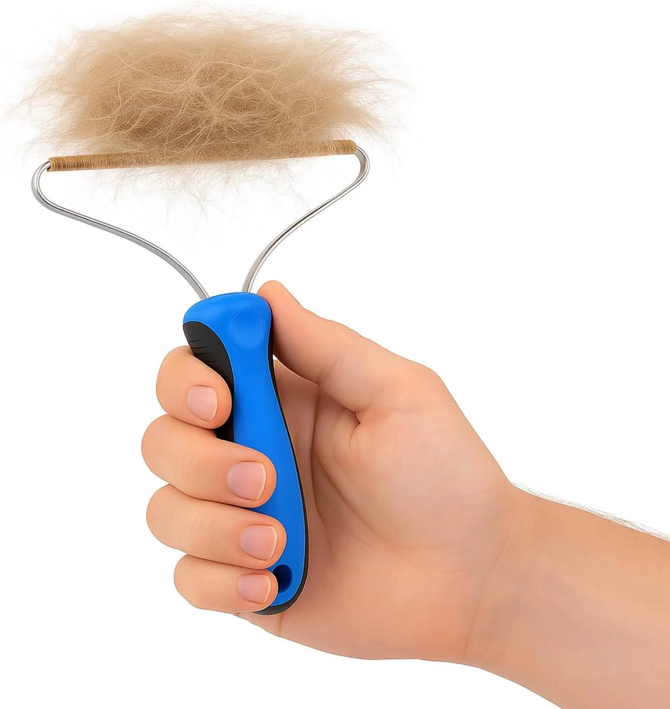 ابزار حذف موی حیوانات خانگی، موبر سگ، برس فرش آبی، موبر ایده آل برای موهای سگ و گربه روی زیراندازهای ماشین، مبل، تخت حیوانات خانگی، فرش
