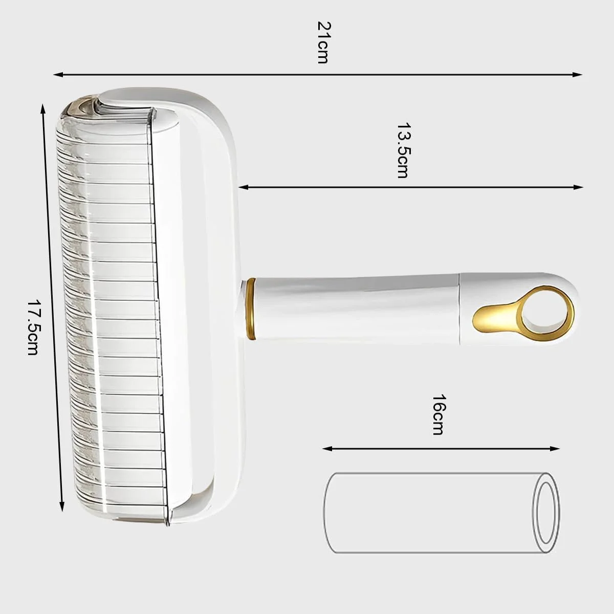 ابزار حذف موی حیوانات خانگی، غلتک پرز بزرگ 16 سانتی متری برای موی حیوانات خانگی، 360 برگه فوق العاده چسبنده، ایده آل برای از بین بردن مو و آشغال از مبلمان و لباس، بسته 7 عددی غلتک موی سگ و گربه