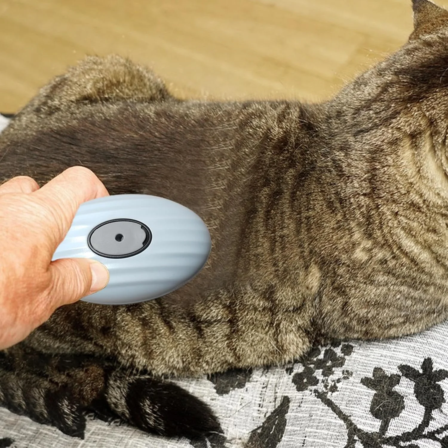 شانه حذف موی حیوانات خانگی | برس نظافت موی حیوانات خانگی قابل جابجایی، برس شانه نرم برای تمیز کردن داخلی توله سگ، حمام بچه گربه، حیوانات کوچک