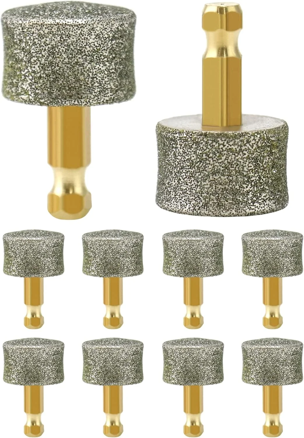 QWORK Dog Nail Grinder Replacement Head, 10 PackPet Nail Grinder Diamond Tip Replacement, Professional Spare Grinding Head for Electric Pet Paw Trimmer Nail Grinder, Dog Claw Smoothing Grinder Bits QWORK Dog Nail Grinder Replacement Head, 10 PackPet Nail Grinder Diamond Tip Replacement, Professional Spare Grinding Head for Electric Pet Paw Trimmer Nail Grinder, Dog Claw Smoothing Grinder Bits