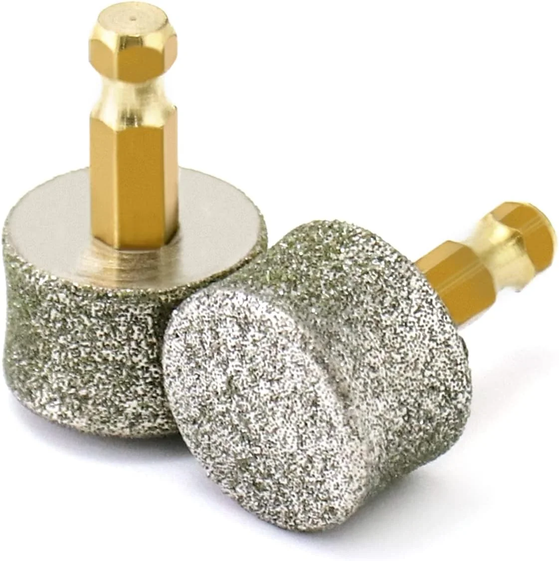 QWORK Dog Nail Grinder Replacement Head, 10 PackPet Nail Grinder Diamond Tip Replacement, Professional Spare Grinding Head for Electric Pet Paw Trimmer Nail Grinder, Dog Claw Smoothing Grinder Bits