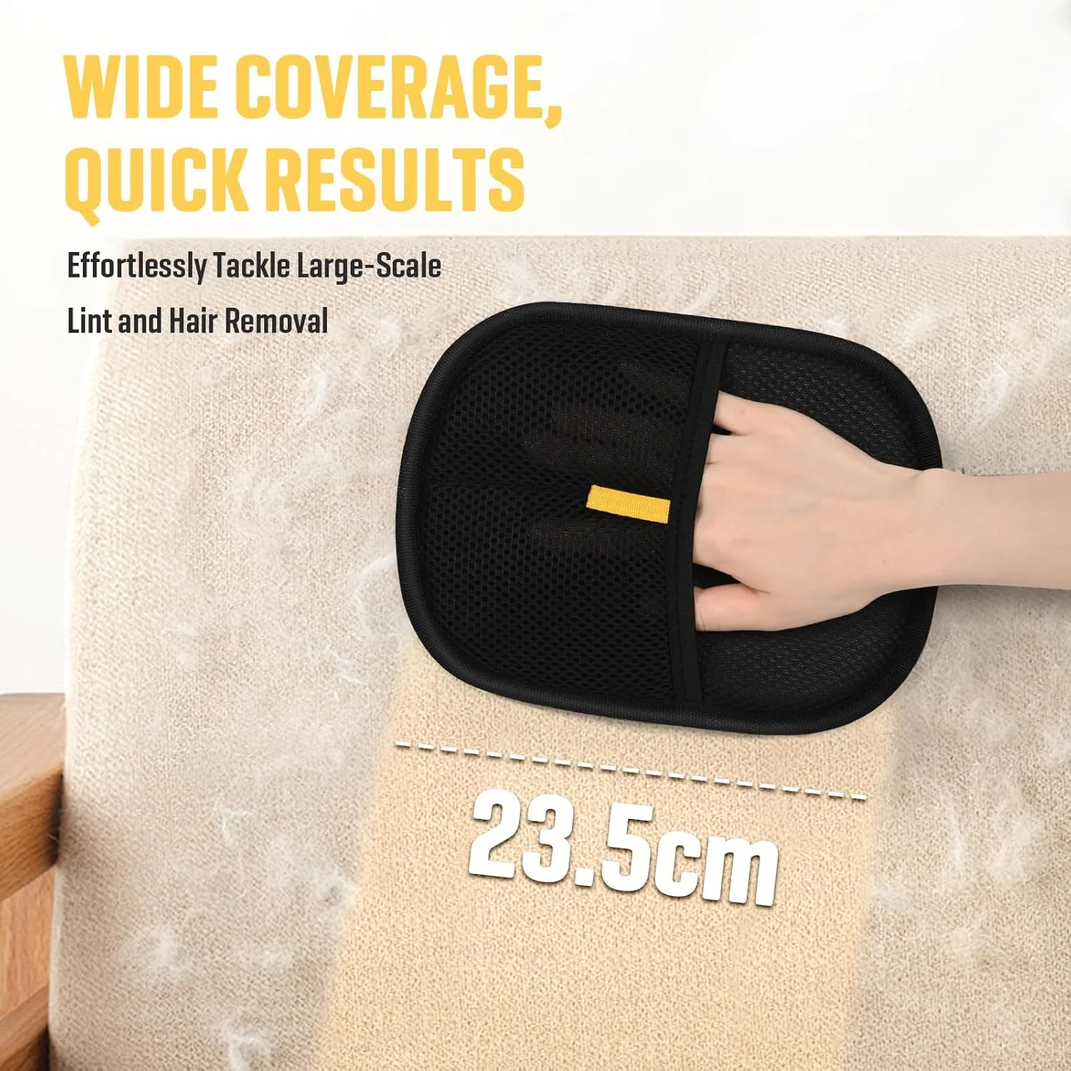 رافلتا بسته 2 عددی دستکش پاک کننده موی حیوانات خانگی، دستکش الکترواستاتیک برای از بین بردن موی حیوانات خانگی، قابل استفاده مجدد برای مبل، فرش، صندلی ماشین، ابزار ارتقا یافته حذف موی حیوانات، دستکش نظافت گربه (2 عدد)