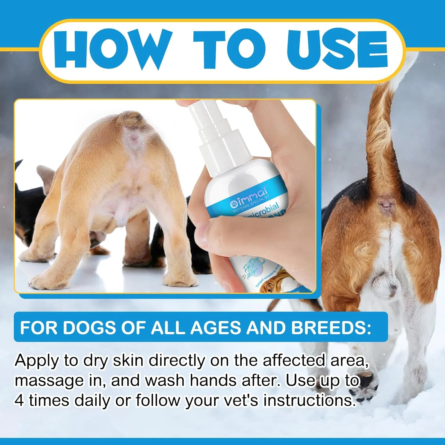 اسپری غدد مقعدی سگ 120 میلی لیتر، تسکین سریع و ایمن سوزش غدد و التیام خارش، از بین برنده بوی بد، تسکین درد و خارش، بی خطر برای همه حیوانات، خوشبو کننده و پاک کننده حرفه ای حیوانات خانگی.