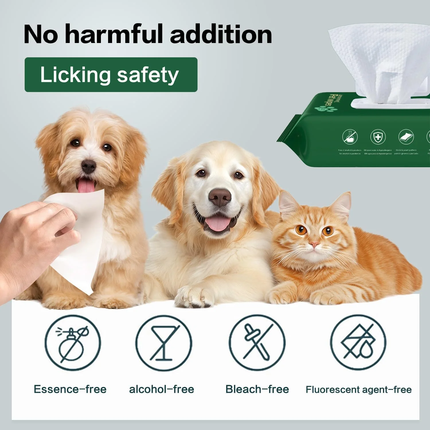 دستمال مرطوب سگ و گربه، 200 عدد دستمال مرطوب تمیز کننده چند منظوره حیوانات خانگی، دستمال مرطوب گوش سگ، نظافت سریع و آسان برای باسن، بدن، پنجه ها، چشم ها، برای طراوت سریع و آسان، 2 بسته مسافرتی 200 عددی دستمال مرطوب سگ و گربه، 200 عدد دستمال مرطوب تمیز کننده چند منظوره حیوانات خانگی، دستمال مرطوب گوش سگ، نظافت سریع و آسان برای باسن، بدن، پنجه ها، چشم ها، برای طراوت سریع و آسان، 2 بسته مسافرتی 200 عددی