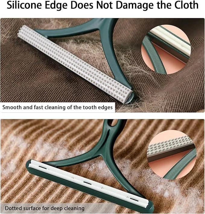 ست 5 عددی از بین برنده موی حیوانات خانگی، قابل حمل، برس موی سگ و گربه قابل استفاده مجدد، تیغ پرز و اسکرابر فرش برای اثاثه یا لوازم داخلی، لباس، پتو، مبلمان، فرش و موارد دیگر