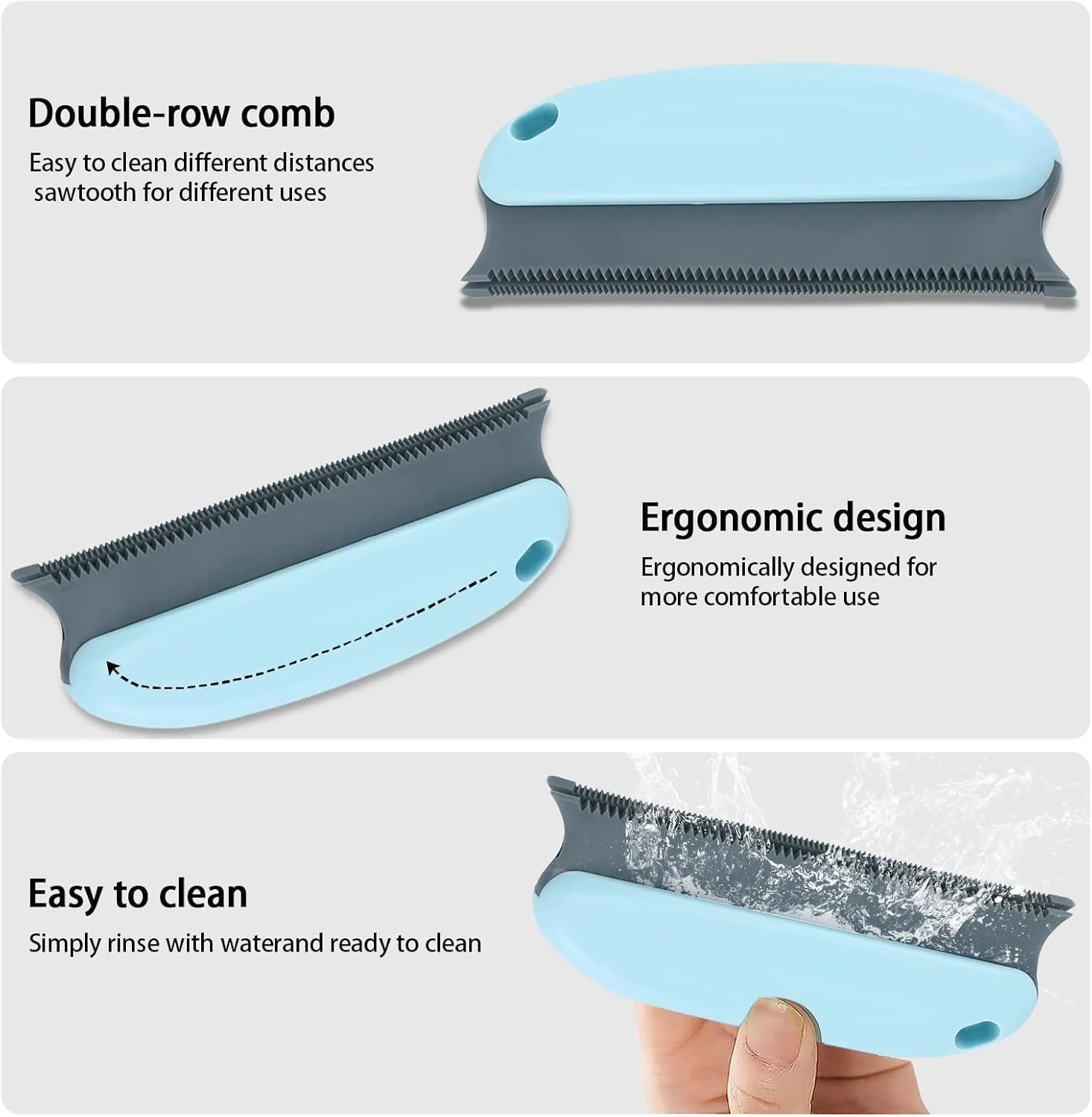 ست 5 عددی از بین برنده موی حیوانات خانگی، قابل حمل، برس موی سگ و گربه قابل استفاده مجدد، تیغ پرز و اسکرابر فرش برای اثاثه یا لوازم داخلی، لباس، پتو، مبلمان، فرش و موارد دیگر